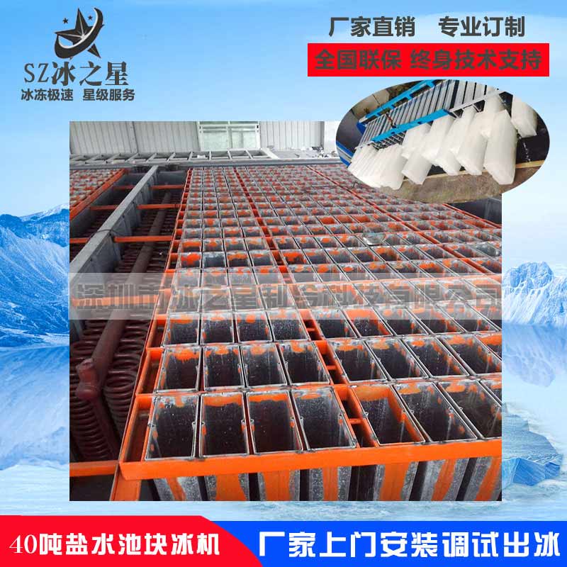 <strong>40噸鹽水池塊冰機(jī)</strong>